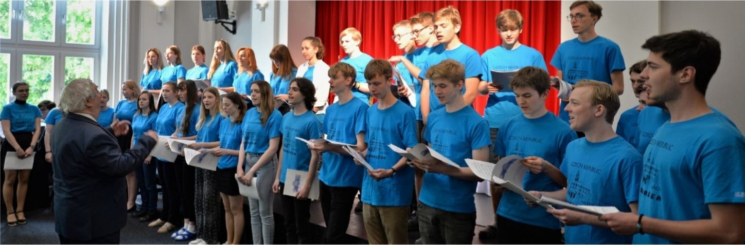 Pozvánka na koncert pěveckého sboru Jiráskova gymnázia