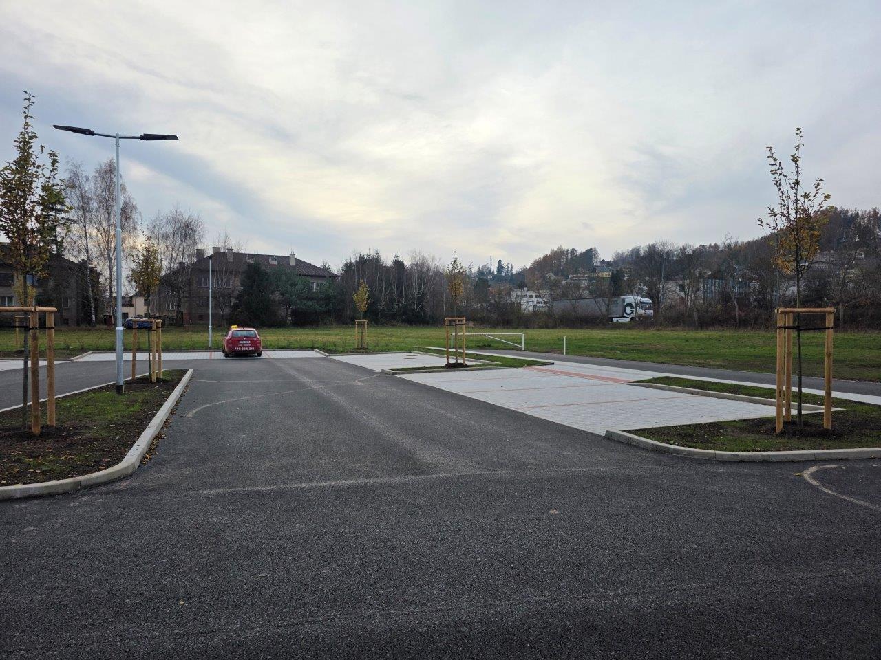 Parkoviště u dopravního hřiště