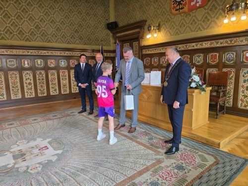 spn fotbalist FK Nchod U10 pijati na radnici