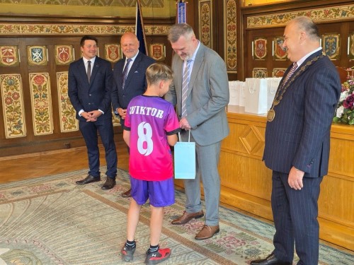 spn fotbalist FK Nchod U10 pijati na radnici