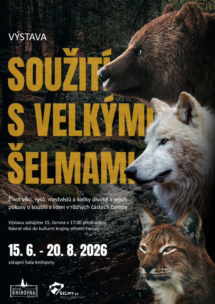 PlakátSoužití s velkými šelmami