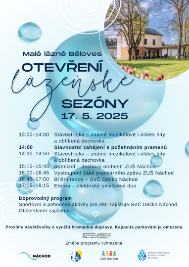 Oteven lzesk sezny v Malch lznch Bloves